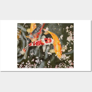 Japanese Koi Posters and Art